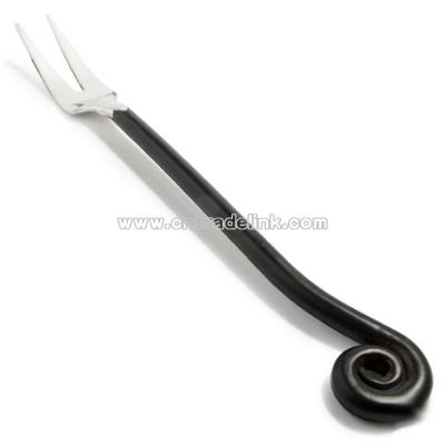 Swirl-Handled Appetizer Fork