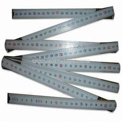 Wooden Folding Ruler 2m/10 Folds