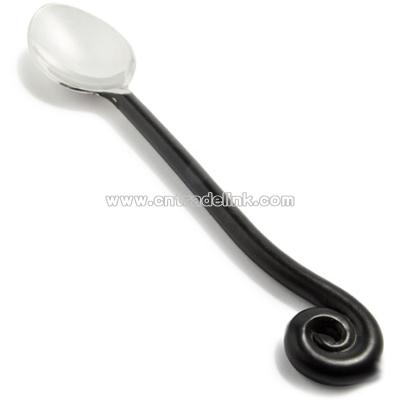 Swirl-Handled Appetizer Spoon