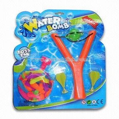 Water Bomb Toy Weapon with V-shape of Slingshot