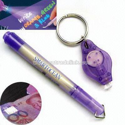 Invisible Marker Pen with UV Light