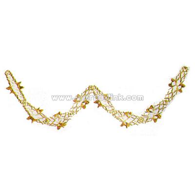 Gold Hanging Foil Garland - Pack of 2