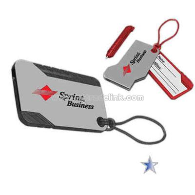 Luggage Tag With Pen