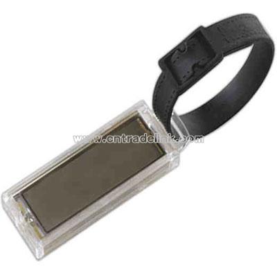 Promotional Solar Powered Flashing Logo Luggage Tag