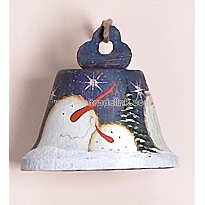 6.3" Tin Handpainted Bell