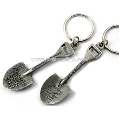 Promotional Miniature Shovel Shape Key Tag