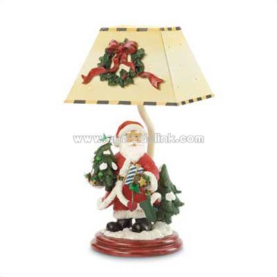 Santa Candleholder with Shade