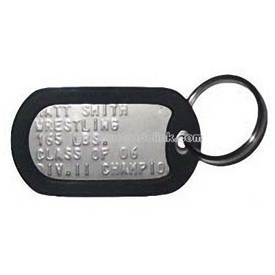 Dog Tag Key Ring