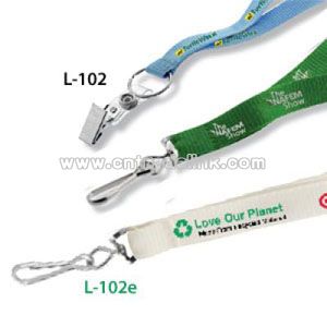 Thirteen Mm Screen Printed Lanyard