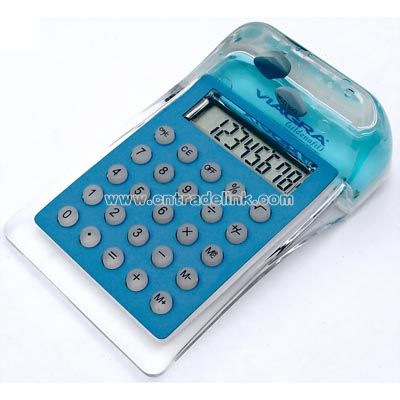 8 Digit Aqua Calculator