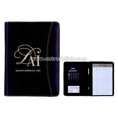 Junior executive calculator padfolio