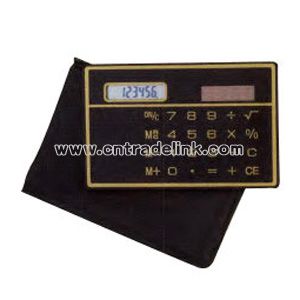 solar powered credit card sized Calculator