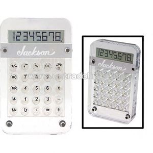 Acrylic 8 digit memory function calculator