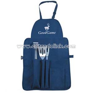 Gourmet Apron Bbq Set