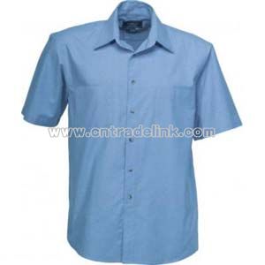 Short Sleeve Chambray Shirt