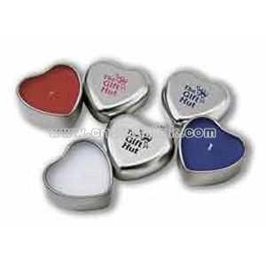 Heart Candle Tin