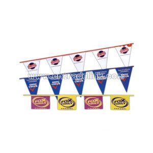 Pennants on string