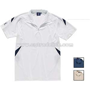 PGA SLICE POLO ZIP SHIRTS