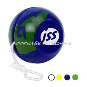 Globe shaped yo-yo