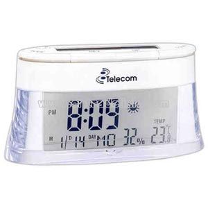 Solar thermo clock has time