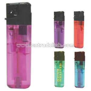 Transparent electronic lighter