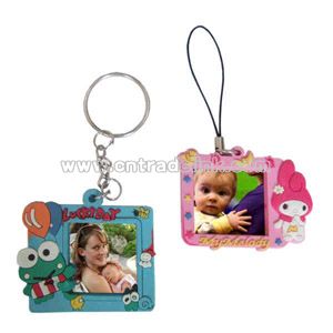 PVC Photo frame key tag