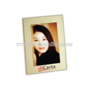 Brushed gold photo frame