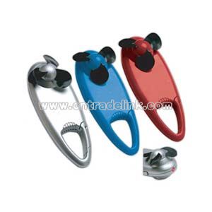 Carabiner Mini Fan with Light