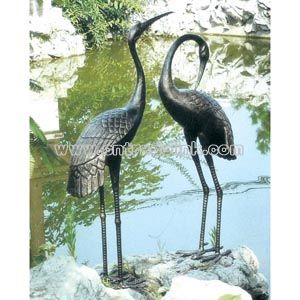 Garden Crane Decoration