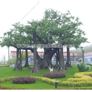 Artificial Big Ficus Tree