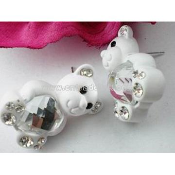 Panda Earring