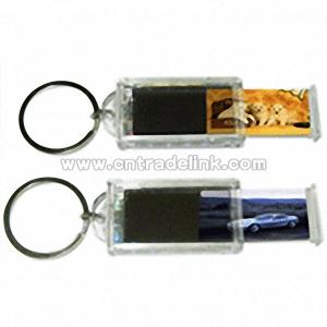 Retractable Solar Keychain