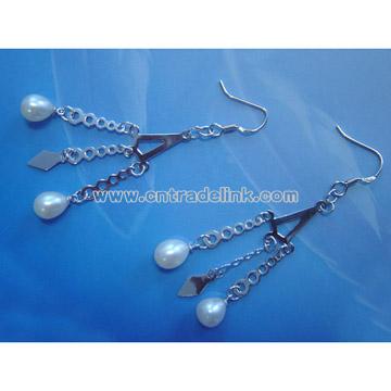 925 Silver&Pearl Earring