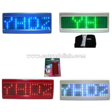 LED Name Badge / LED Name Cards