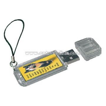 LCD Solar Powered USB Flash Disk