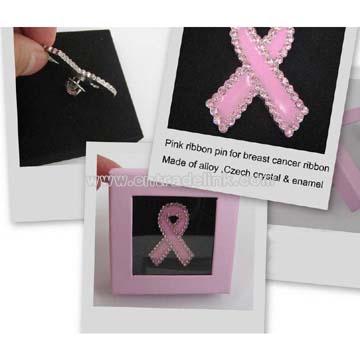 Pink Ribbon Pins