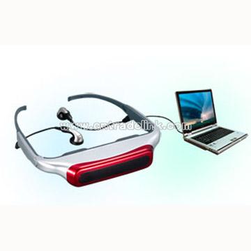 80" Video Eyewear for 3D Games on PC
