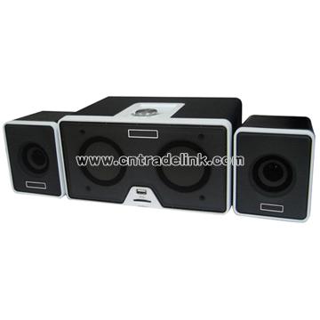 2.1CH PC Speaker with USB Hub Built-In