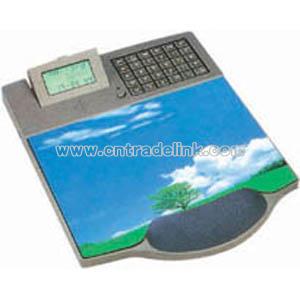 8-Digit Calculator Calendar Clock with Phone & Mouse Pad