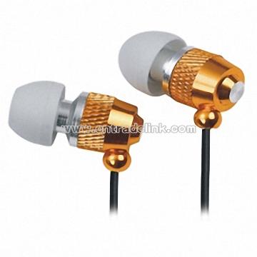 Fashionable Metallic In-ear Headphone