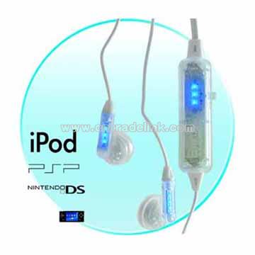 LED Earphones - Hifi Stereo Earphones / Music Responsive LED's