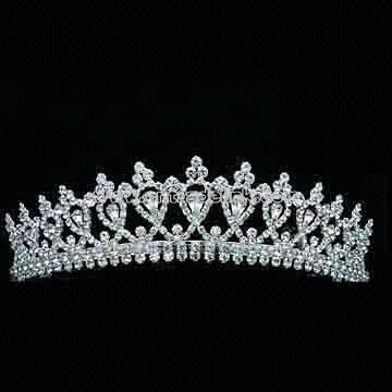 Women's Tiara with CZ Stones