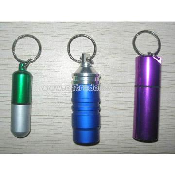 Pill Box Keychain