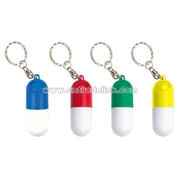 Pill Box Keyring