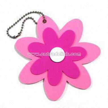 Keychain with Flower Design