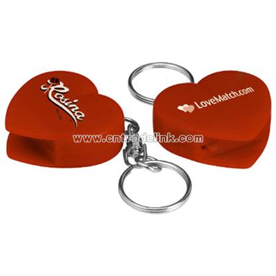 Heart CD Opener Keychain