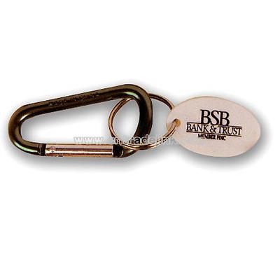 Rock climber's carabineer key chain