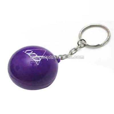 Magic 8 ball with key chain