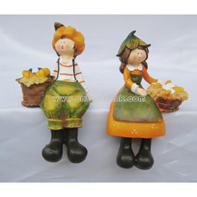 Polyresin Halloween/Harvest Figurine Crafts