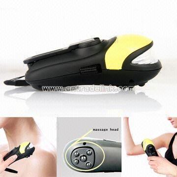 LED Flashlight with Mini Dynamo Massager